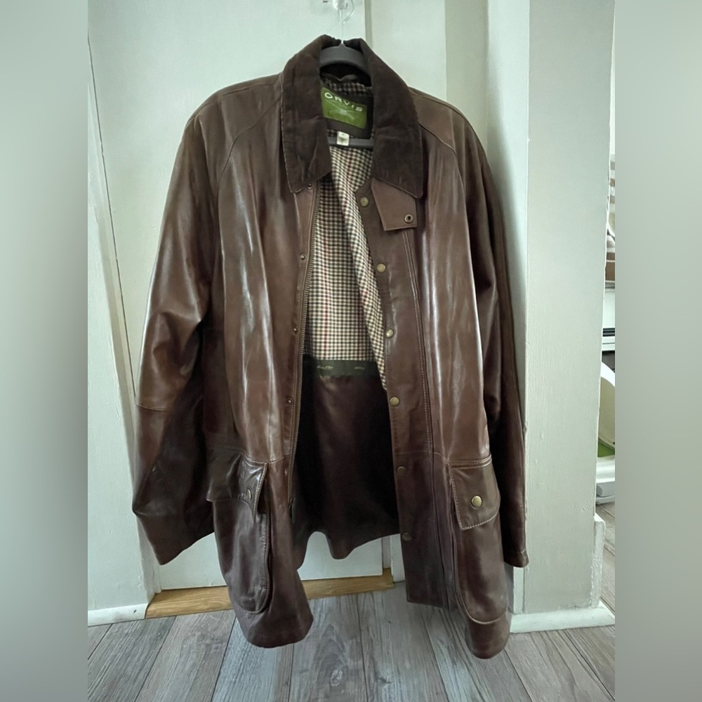 Perfect Condition Brown Leather Jacket - image 1